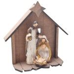 PRESEPIO CERAMICA C/ CABANA MAD. PRESEPIO CERAMICA C/ CABANA MAD.