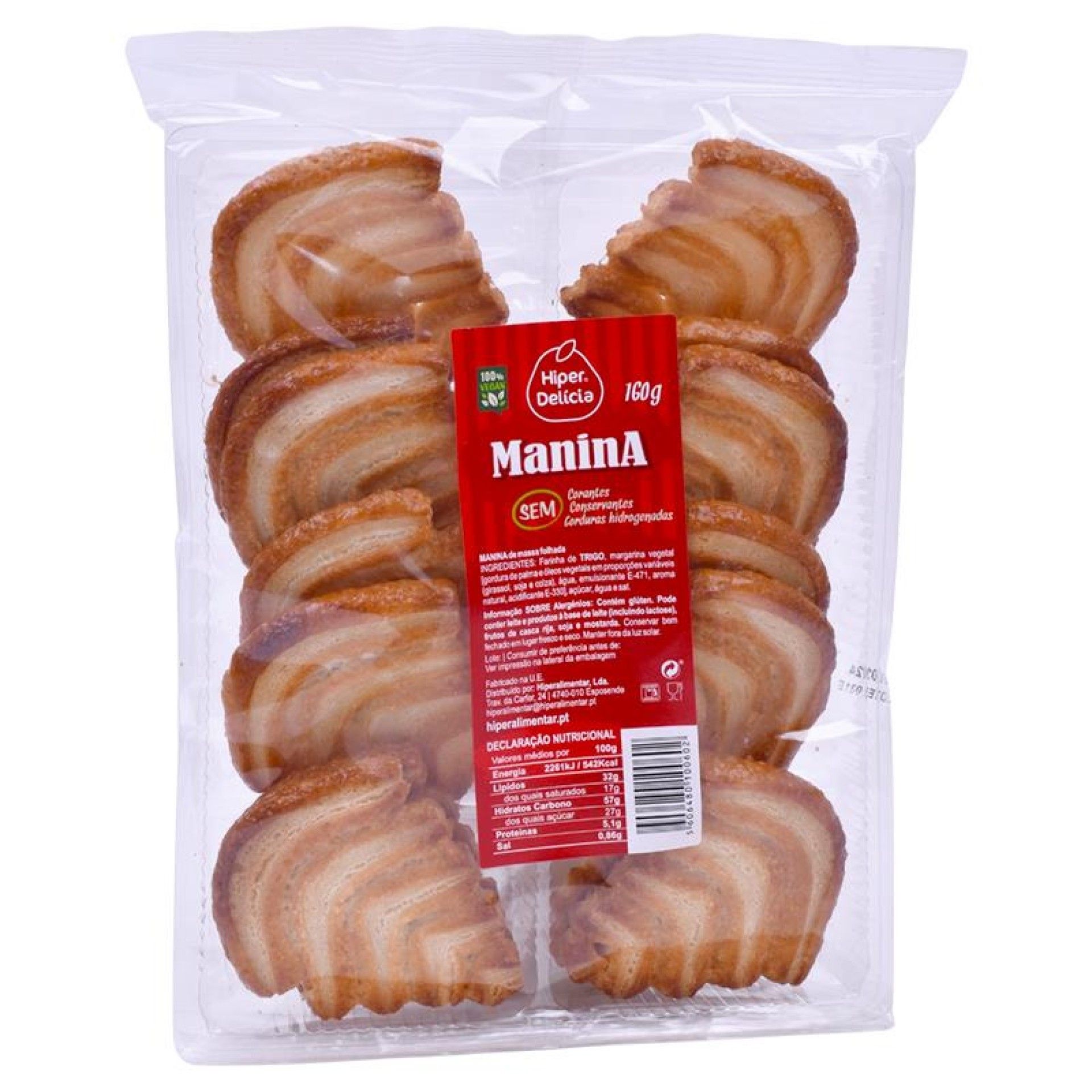 FOLHEADO MANINA 14UN 160G FOLHEADO MANINA 14UN 160G