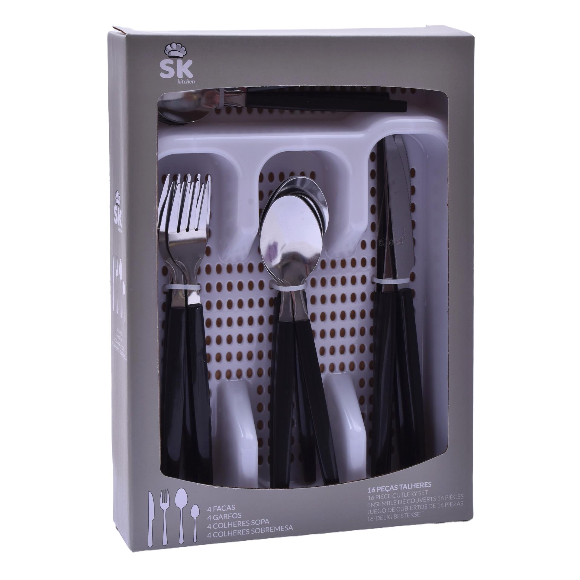 SET 16 TALHERES C/SUPORTE 420-03 CX12 SET 16 TALHERES C/SUPORTE 420-03 CX12