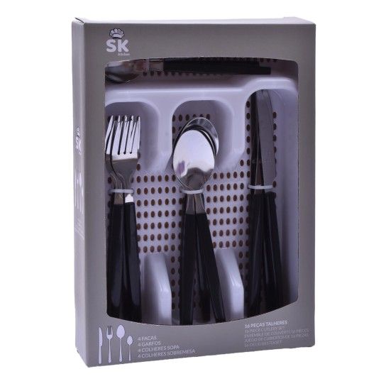 SET 16 TALHERES C/SUPORTE 420-03 CX12