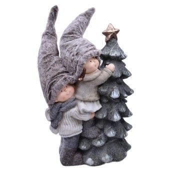 BONECO C/ ARVORE E LUZ 6137