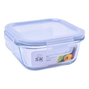 CAIXA VIDRO QUAD C/TP 520ML 319-06 CX24