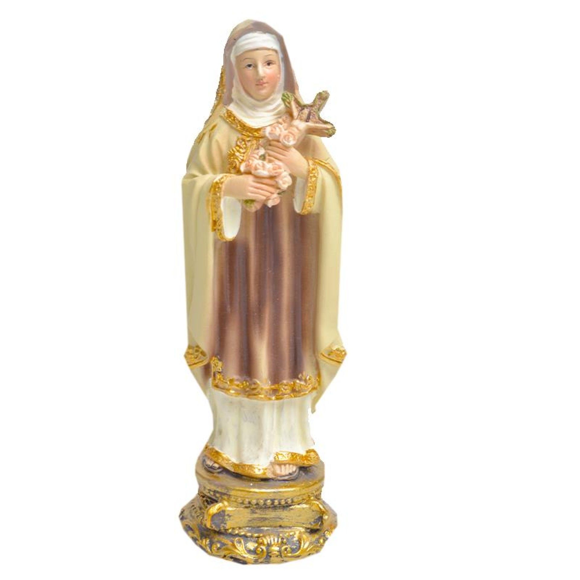 FIGURA STº TERESINHA 14 CM 51078B FIGURA STº TERESINHA 14 CM 51078B