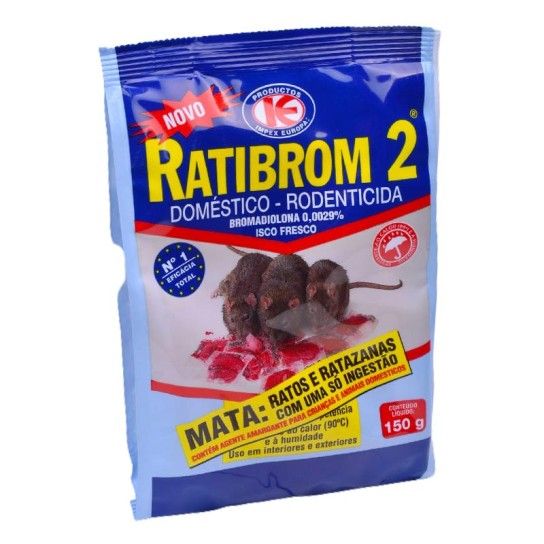 RATICIDA RATIBOM ISCO FRESCO 150G