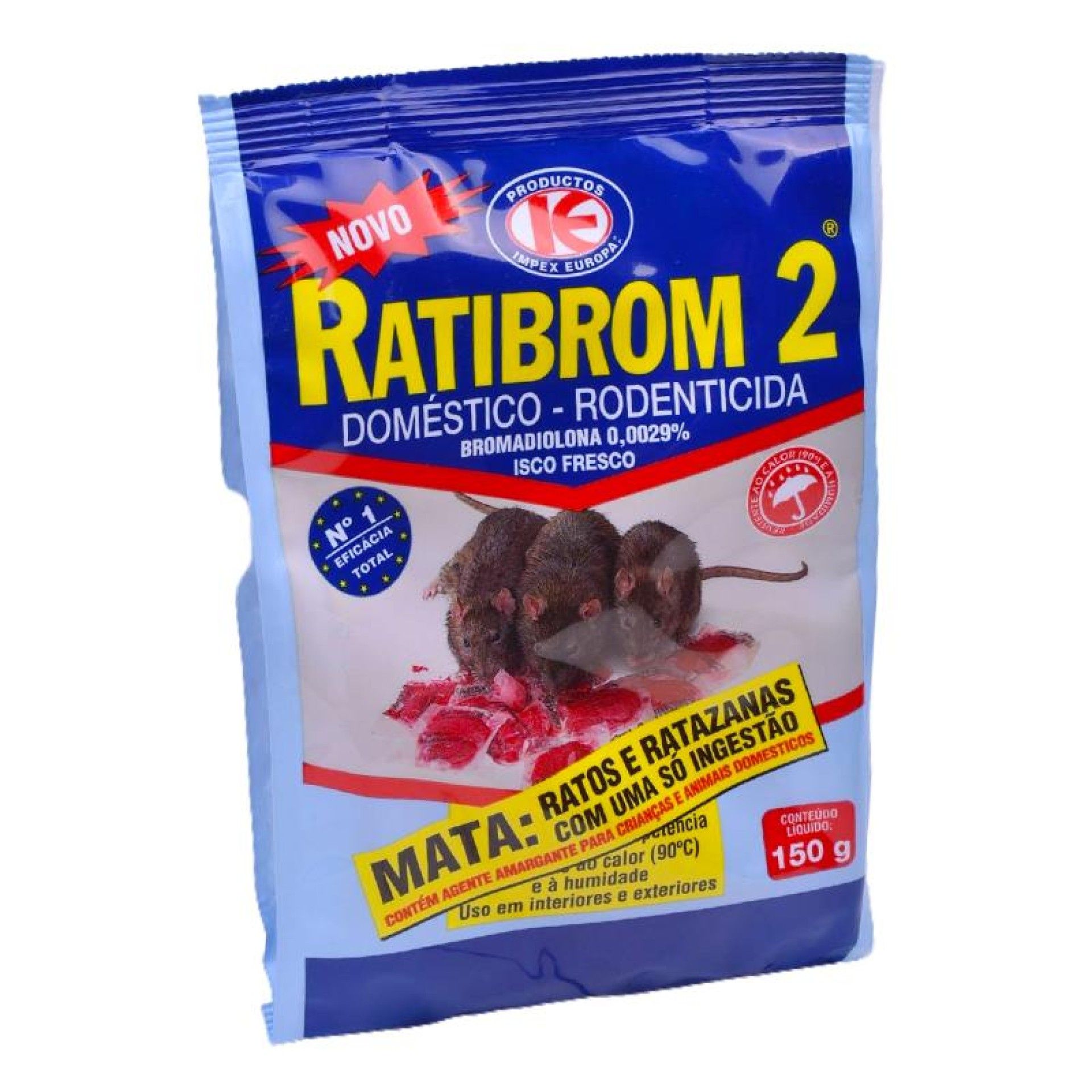 RATICIDA RATIBOM ISCO FRESCO 150G RATICIDA RATIBOM ISCO FRESCO 150G