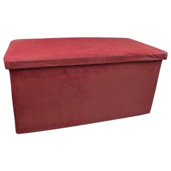 BANCO VELUDO VRM 76X38X38 2496-100-01N CX6