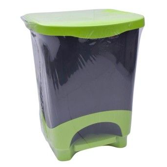 BALDE PEDAL C/TAMPA 10L VERDE