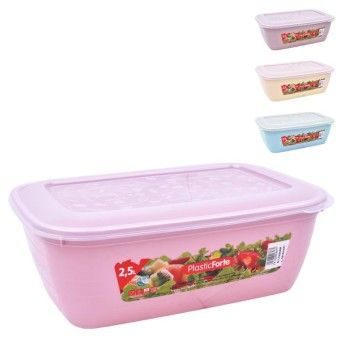 CAIXA PLASTICO CLASSIC 2,5 L CORES