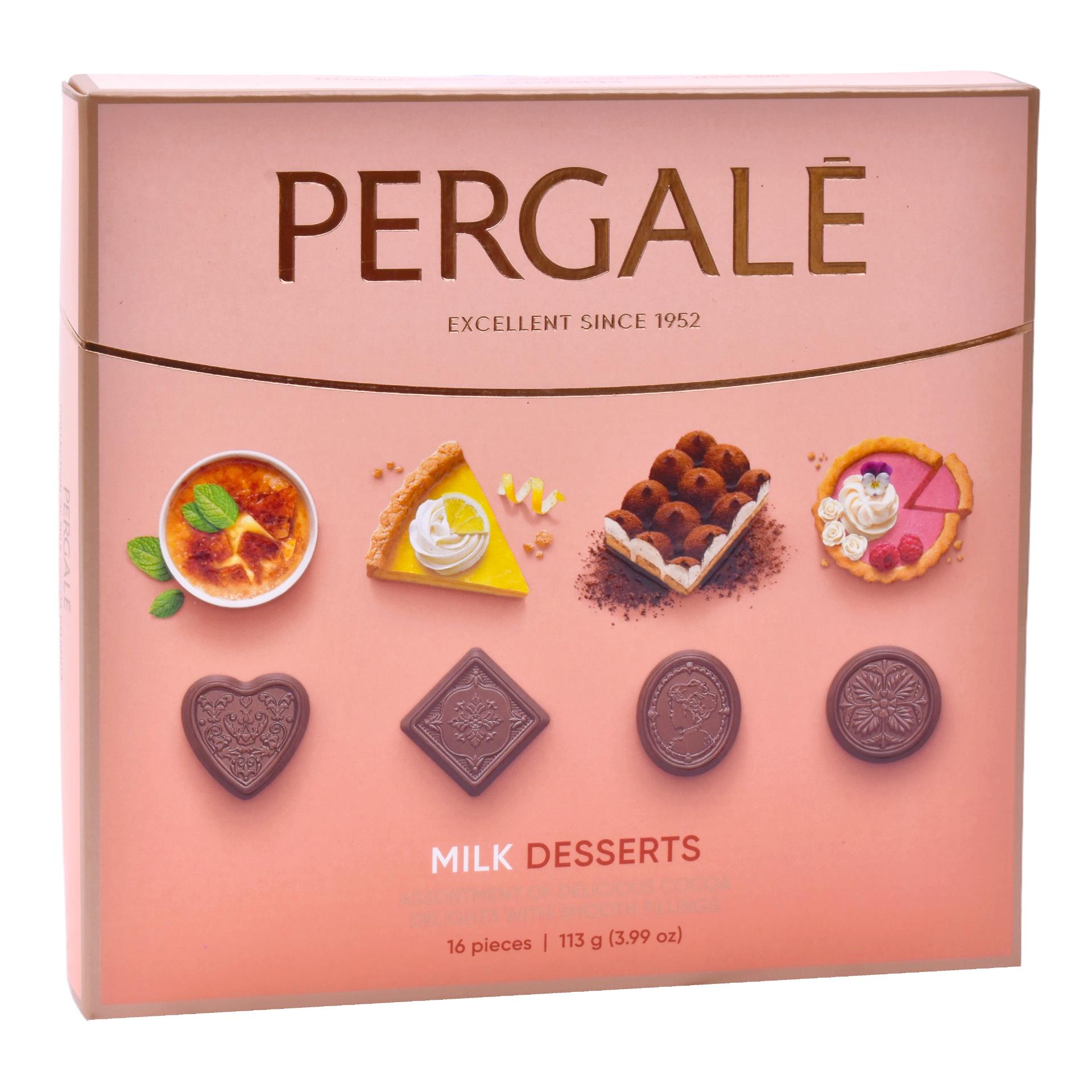 BOMBONS PERGALE MILK DESSERTS 113G BOMBONS PERGALE MILK DESSERTS 113G