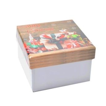 CAIXA CARTAO NATAL 8X8X5CM