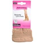 SOQUETE LYCRA PACK 2 REF. 37 SOQUETE LYCRA PACK 2 REF. 37