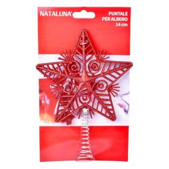 ESTRELA VRMLH C/GLITTER 14CM 50261855
