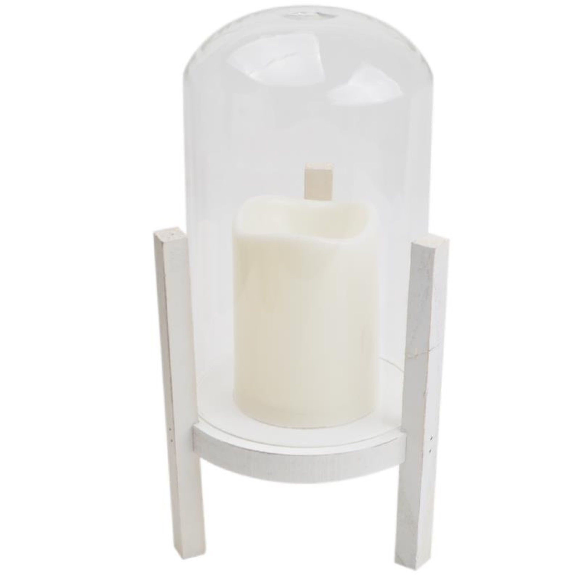 CUPULA VIDRO C/ VELA LED 56032 CUPULA VIDRO C/ VELA LED 56032
