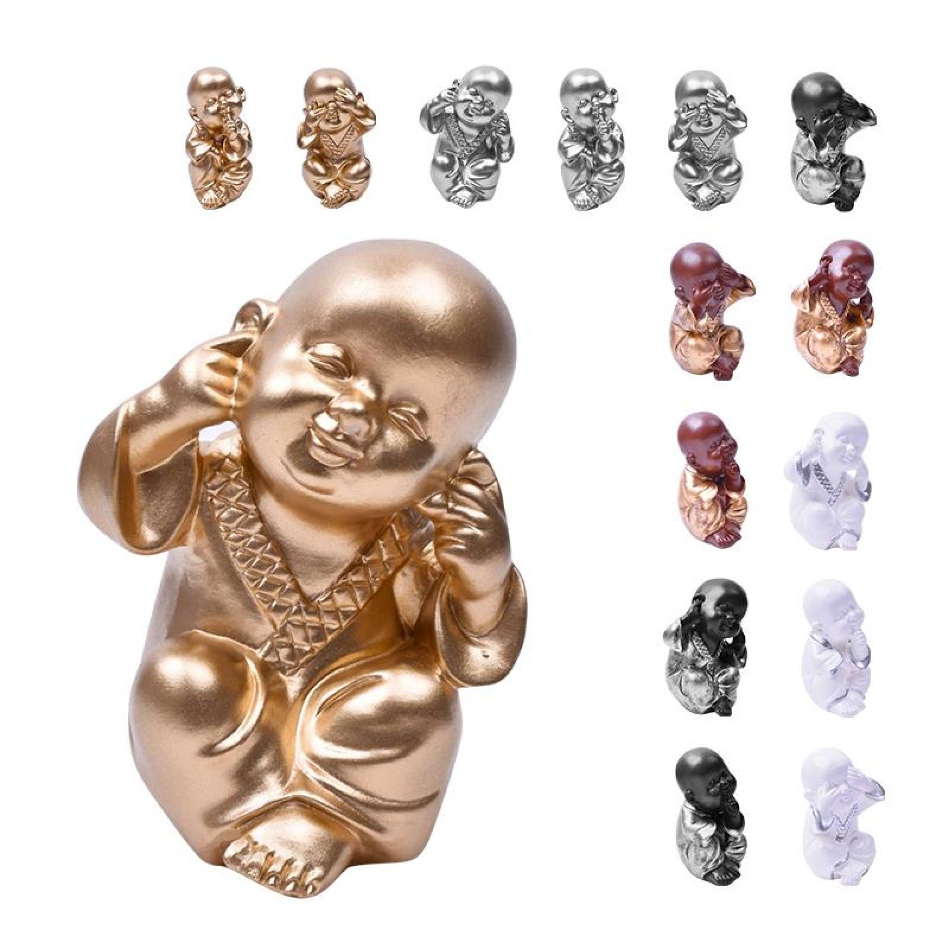 DECORAÇAO BUDA 3 SENTIDOS PEQ DECORAÇAO BUDA 3 SENTIDOS PEQ
