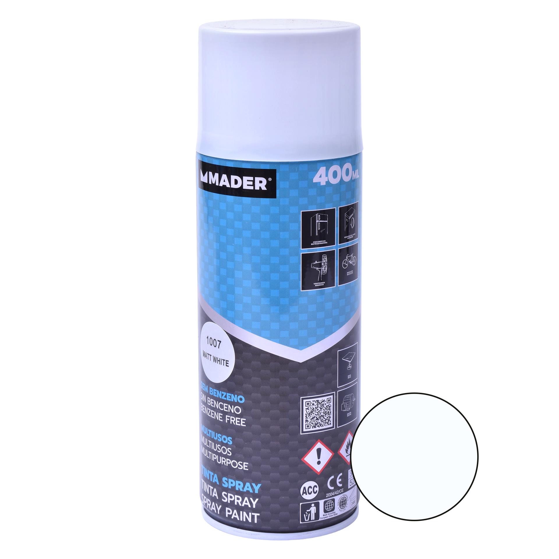 TINTAS SPRAY MATT WHITE 1007 TINTAS SPRAY MATT WHITE 1007