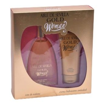 AIRE SEVILLA GOLD EDT+CREME HID. 150ML