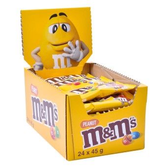 M & MS AMENDOIM 24X45G