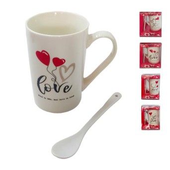 SET CANECA E COLHER 8X11,6 2645-107 CX72