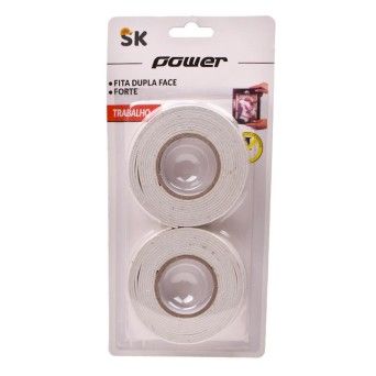 FITA DUPLA FACE 2UNI 2M 1605-200-2 CX144