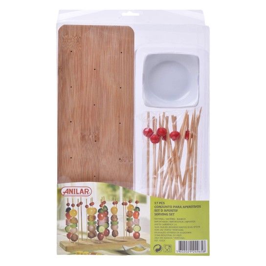 CONJ. APERITIVOS 17PCS