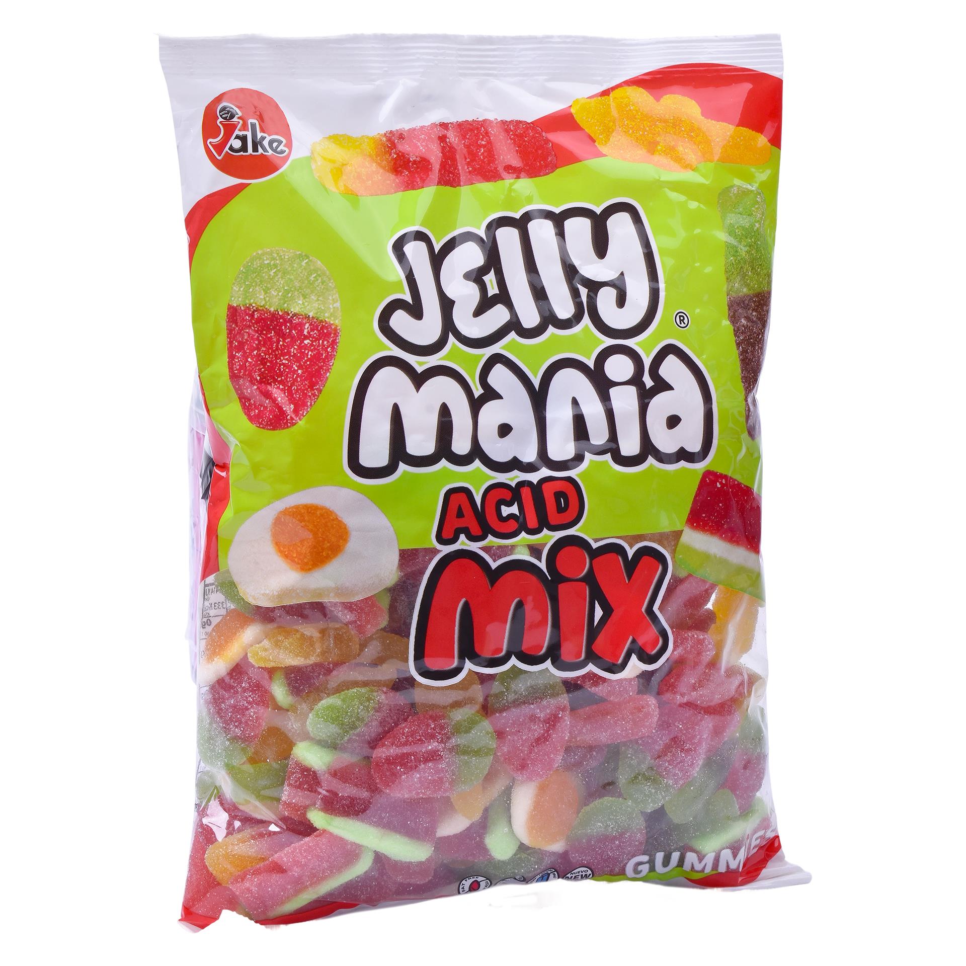 GOMA JELLY MANIA MIX ACUCAR ACIDO 1KG GOMA JELLY MANIA MIX ACUCAR ACIDO 1KG