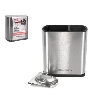 PORTA UTENSILIOS COZINHA INOX QUTTIN