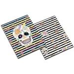 CADERNO AGRAF A4 80F SKULLS