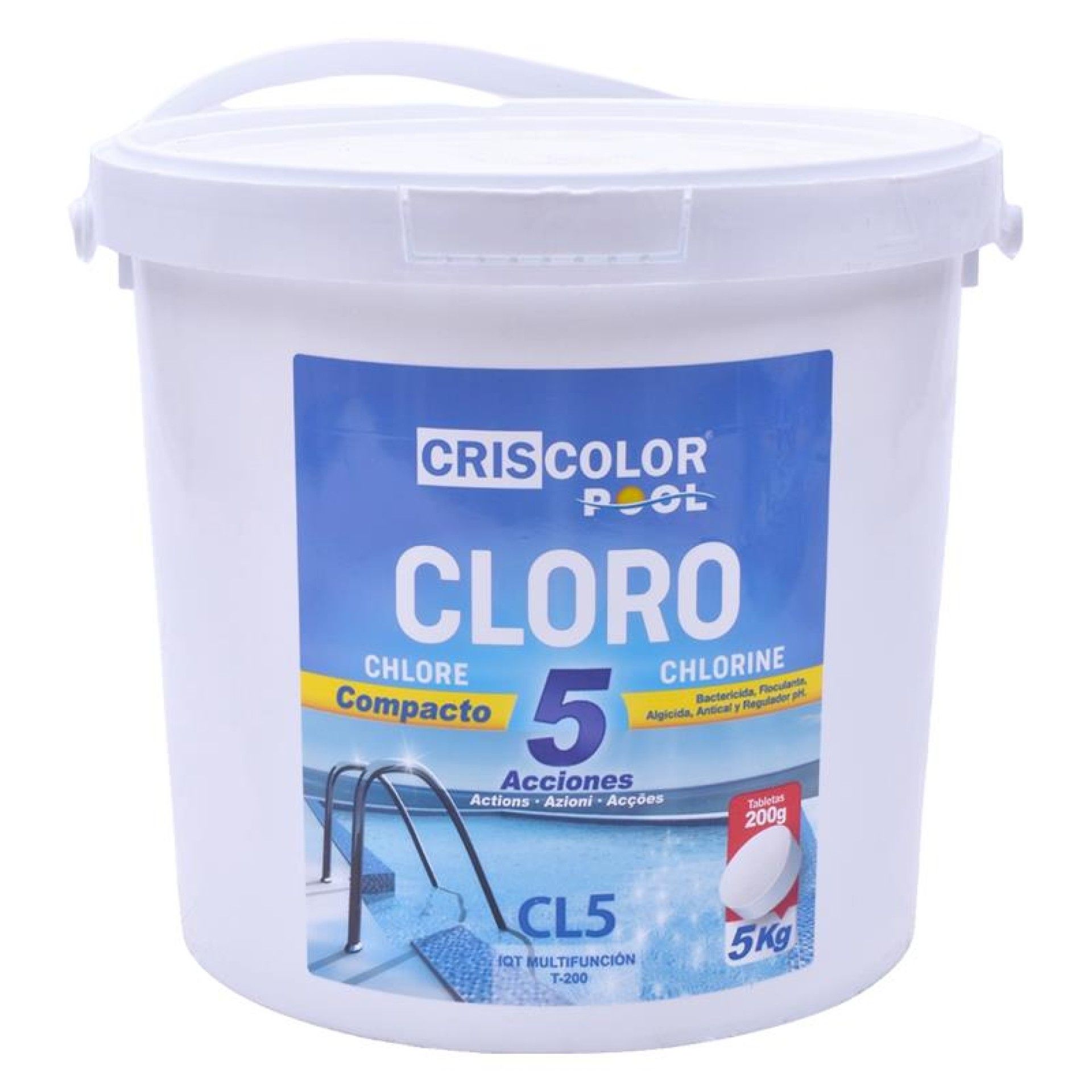 CLORO PASTILHAS 5KG 5 AÇOES CLORO PASTILHAS 5KG 5 AÇOES