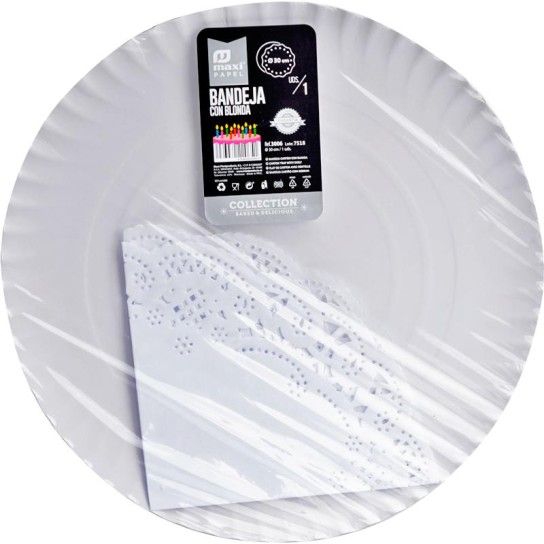 BANDEJA PAPEL P/ BOLOS 35CM 3007 CX72