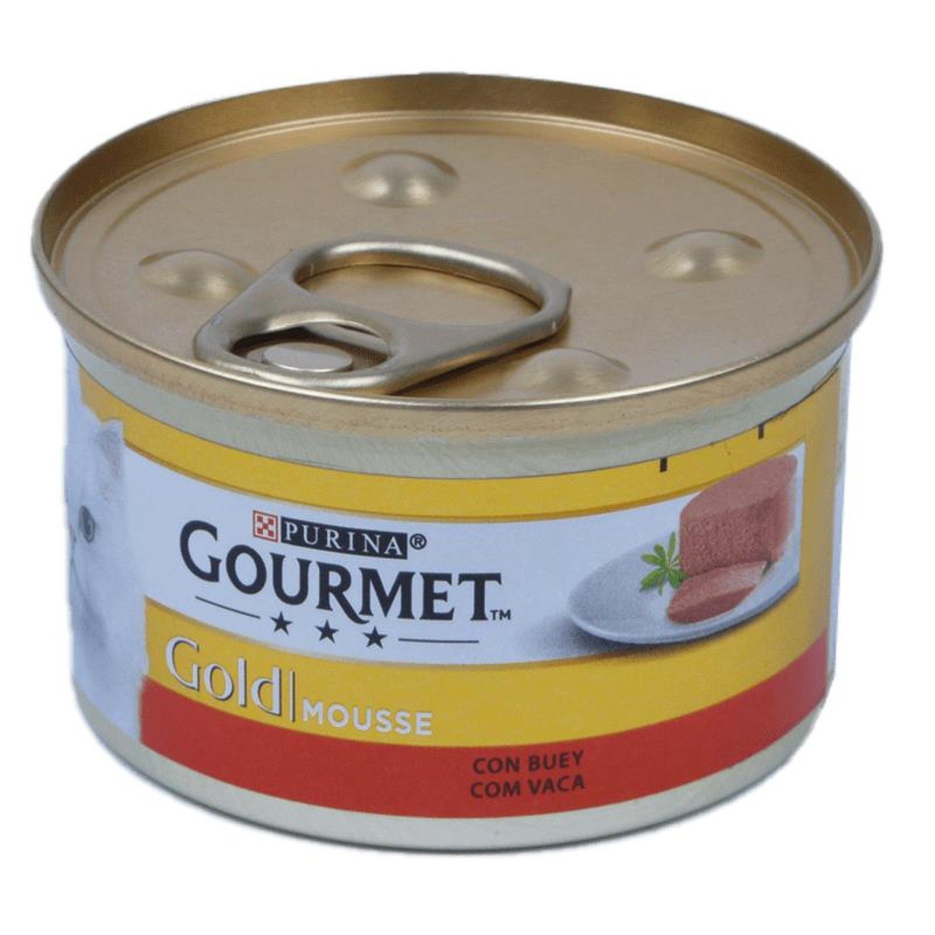 GOURMET GOLD GATO MOUSSE VACA 85GRS GOURMET GOLD GATO MOUSSE VACA 85GRS