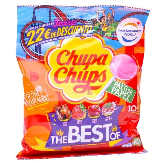 CHUPA CHUPS 10UN SORTIDO 120G CHUPA CHUPS 10UN SORTIDO 120G