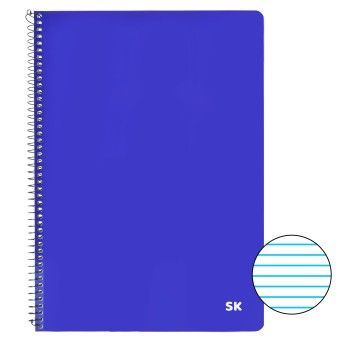 CADERNO CAPA AZUL A4 PAUTADO 953-06CX24
