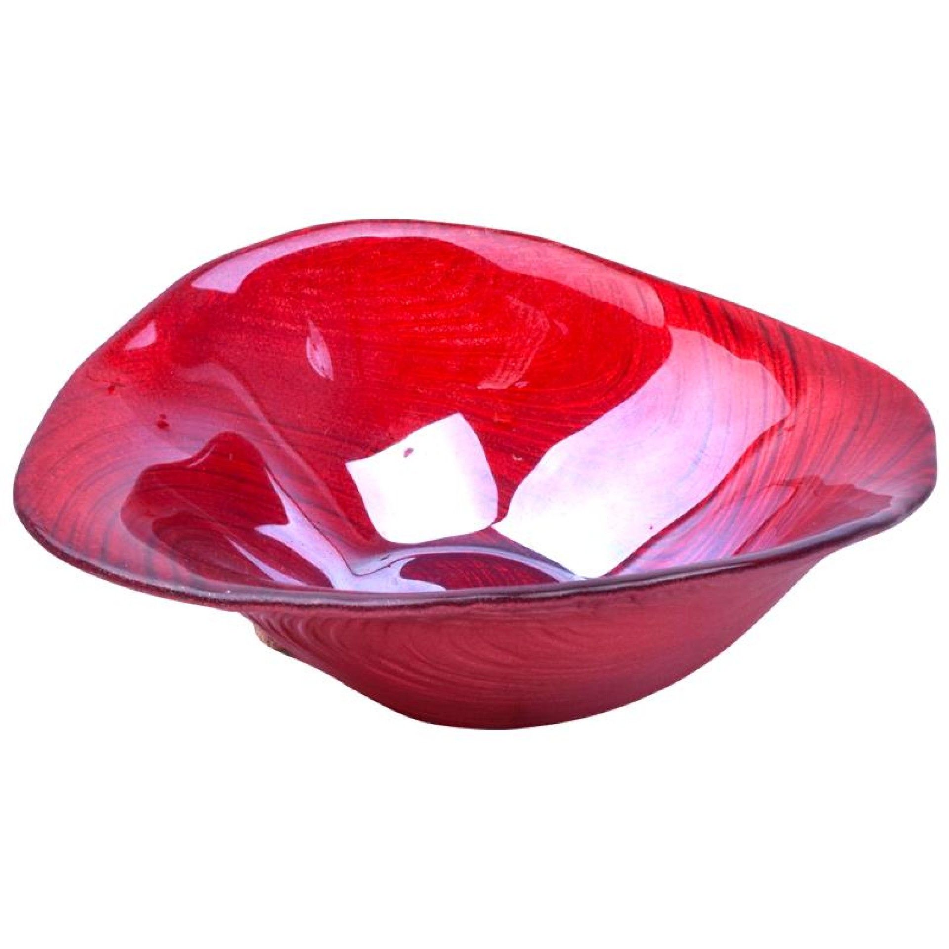 TAÇA VIDRO 16CM VERMELHA*CONTEM 6* TAÇA VIDRO 16CM VERMELHA*CONTEM 6*