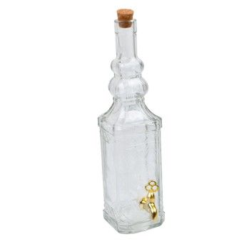 GARRAFA VIDRO C/ TORNEIRA 0,8L 107968