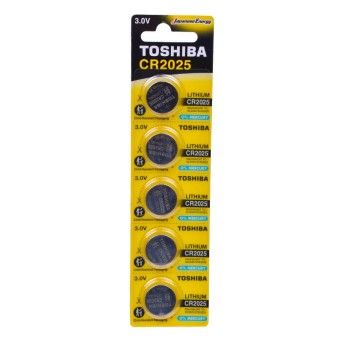 TOSHIBA - BLISTER 5 PILHAS CR2025 3V