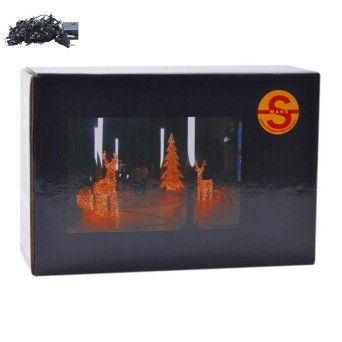 NATAL SERIE BAGO ARROZ LED 120L BRC