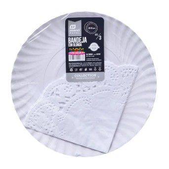 BANDEJA PAPEL BOLOS RED. BR. 2CM3UN CX72