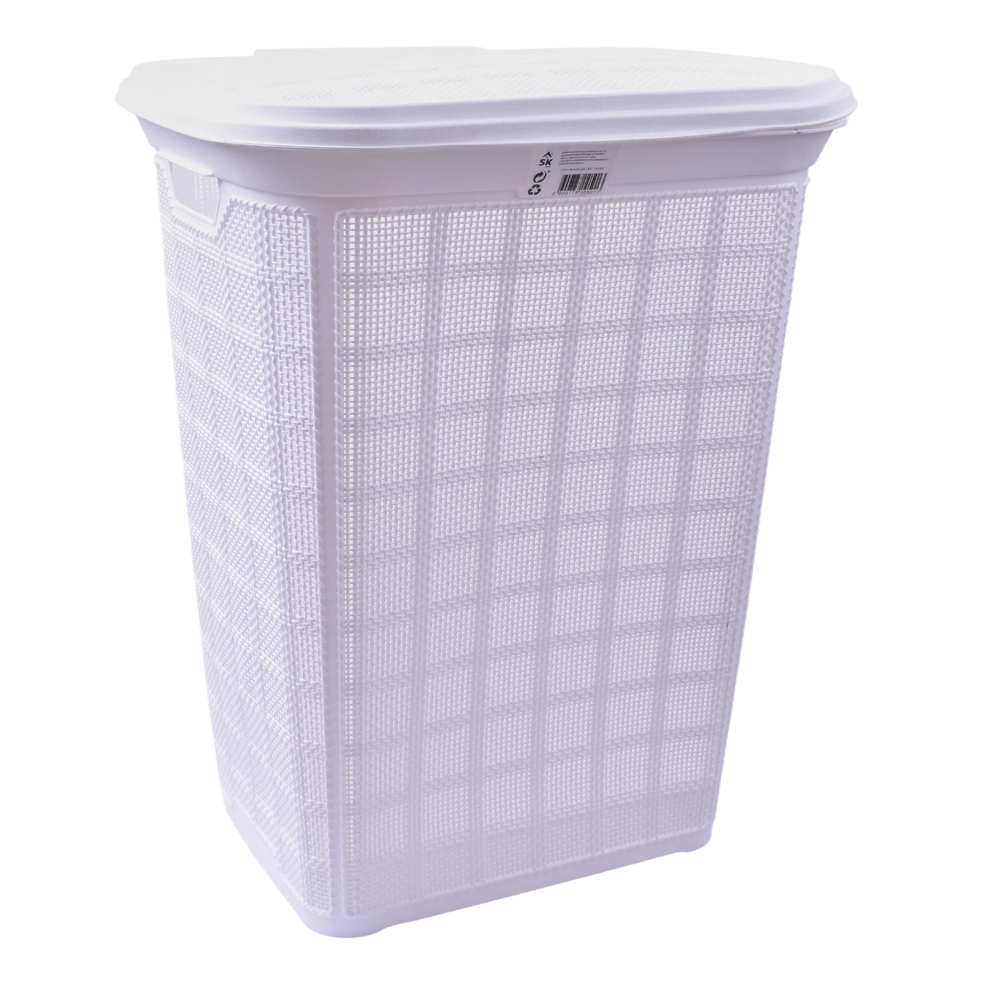 CESTO P/ROUPA 60L BRANCO 0105-01 CX6 CESTO P/ROUPA 60L BRANCO 0105-01 CX6