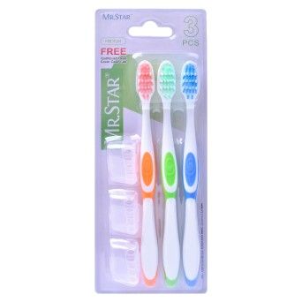ESCOVA DENTES MED 3U 1226-043-03 CX288