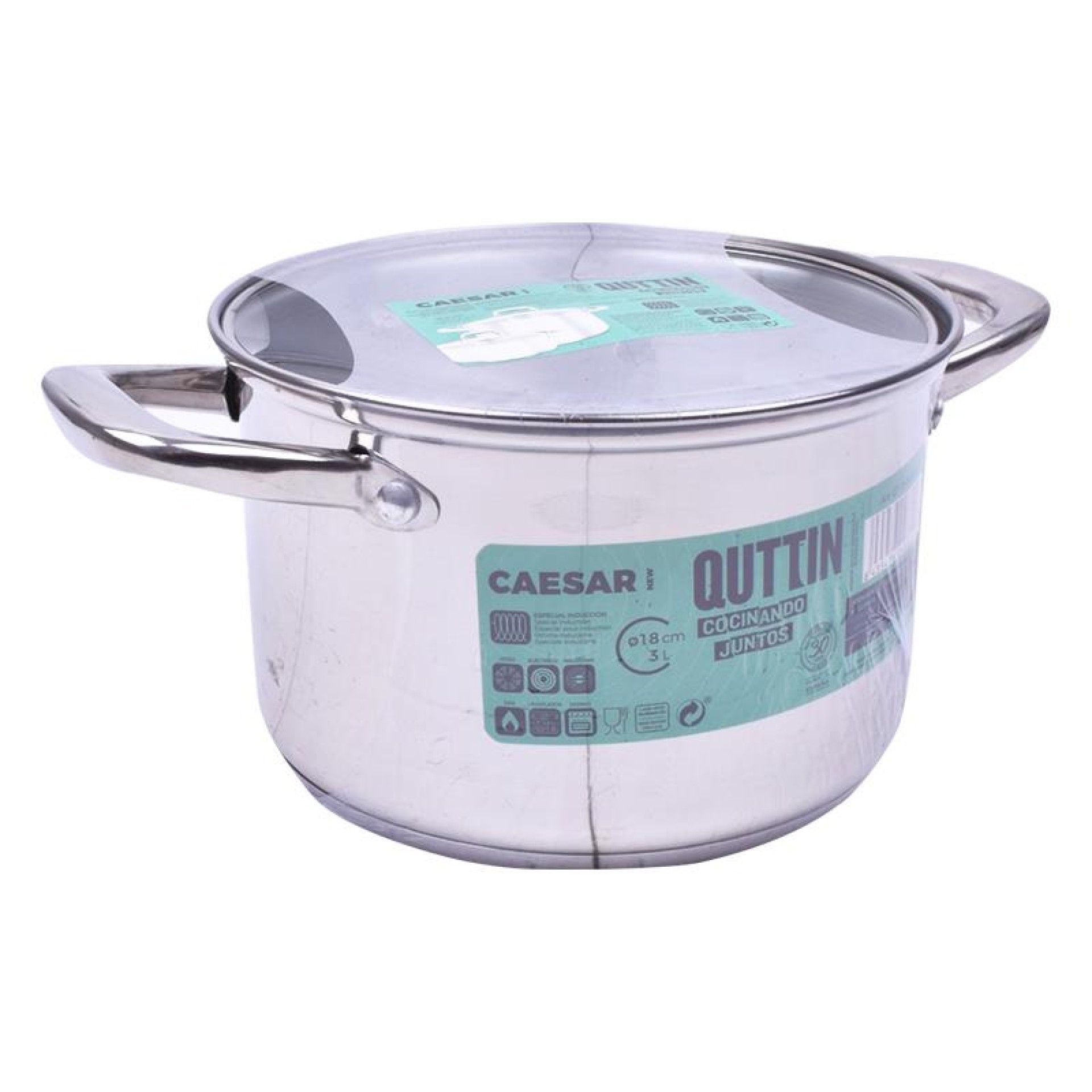 PANELA INOX INDUÇAO 18CM 269418-1A PANELA INOX INDUÇAO 18CM 269418-1A
