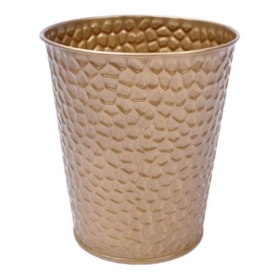 VASO METAL DOURADO 12CM