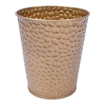 VASO METAL DOURADO 12CM