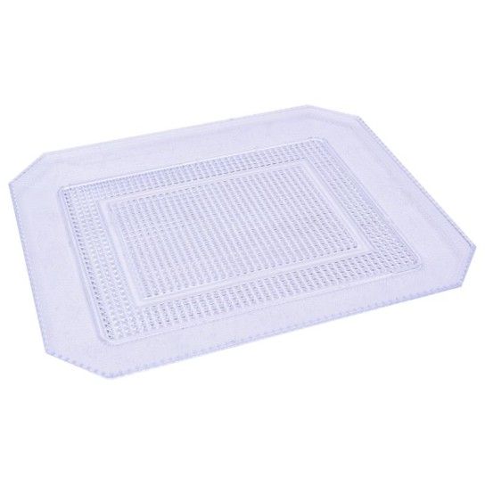 PRATO BOLO PLASTICO 28X23CM LUXE 16011