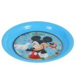 PLASTICO PRATO RASO MICKEY 22CM PLASTICO PRATO RASO MICKEY 22CM