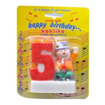 VELA ANIVERSARIO C/ MUSICA N 5