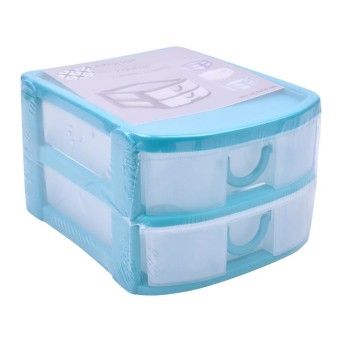 CAIXA PLAST C/ 2 GAVETAS JY-02B