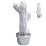 CACTO RESINA BRC/PRATA 40CM 57689 CACTO RESINA BRC/PRATA 40CM 57689