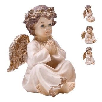 ANJO RESINA EM ORACAO C/ LUZ