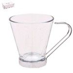 CHAVENA VIDRO ASA METAL 140 ML CX12