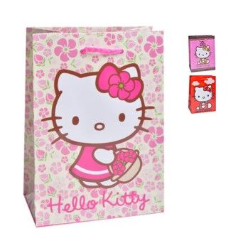 SACO PAPEL H. KITTY 13X8X18CM